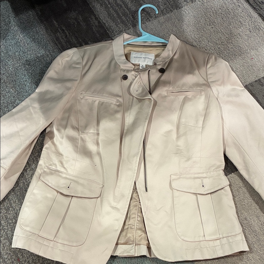 Banana Republic Cream Blazer Jacket